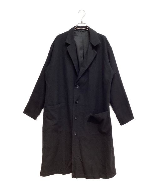 Y's（ワイズ）Y's (ワイズ) Wool Chester Coat（ウールチェスターコート） ブラック サイズ:2の古着・服飾アイテム