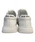 MIU MIU (ミュウミュウ) Logo sneakers(ロゴスニーカー) ホワイト サイズ:26.5：35000円