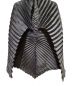 中古・古着 ISSEY MIYAKE (イッセイミヤケ) Pleats shaped Vest (プリーツ変形ベスト) ブラック サイズ:2 未使用品：20000円