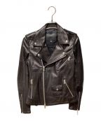 ALEXANDER McQUEENアレキサンダーマックイーン）の古着「Leather jacket（レザージャケット）」｜ブラック