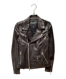 ALEXANDER McQUEEN（アレキサンダーマックイーン）の古着「Leather jacket（レザージャケット）」｜ブラック