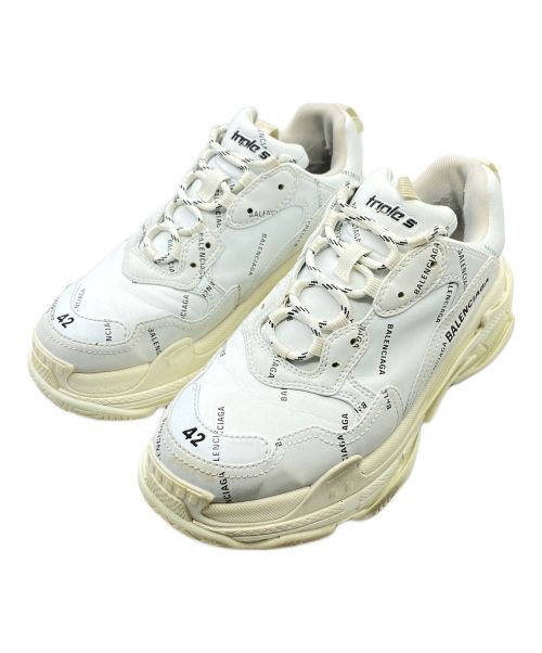 BALENCIAGA（バレンシアガ）BALENCIAGA (バレンシアガ) TRIPLE S ホワイト サイズ:42の古着・服飾アイテム