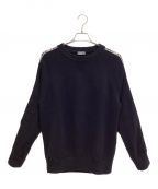 Diorディオール）の古着「Oblique Crew Neck Knit（オブリーククルーネックニット）」｜ネイビー