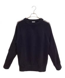 Dior（ディオール）の古着「Oblique Crew Neck Knit（オブリーククルーネックニット）」｜ネイビー