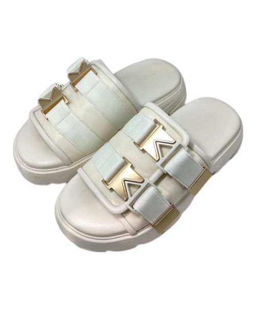 BOTTEGA VENETA（ボッテガベネタ）BOTTEGA VENETA (ボッテガベネタ) FLASH SANDAL（フラッシュサンダル） ホワイト サイズ:40の古着・服飾アイテム