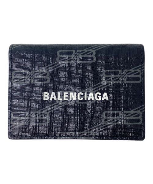 BALENCIAGA（バレンシアガ）BALENCIAGA (バレンシアガ) Cash Mini Wallet（キャッシュミニウォレット） ブラックの古着・服飾アイテム