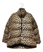 BALENCIAGAバレンシアガ）の古着「19AW Leopard Down Jacket（レオパードダウンジャケット）」｜ベージュ