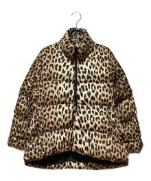 BALENCIAGA（バレンシアガ）の古着「19AW Leopard Down Jacket（レオパードダウンジャケット）」｜ベージュ