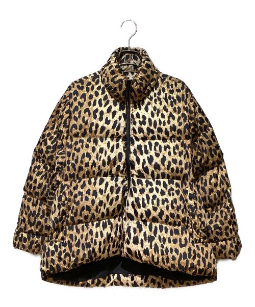 BALENCIAGA（バレンシアガ）BALENCIAGA (バレンシアガ) 19AW Leopard Down Jacket（レオパードダウンジャケット） ベージュ サイズ:36の古着・服飾アイテム