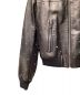 中古・古着 MIU MIU (ミュウミュウ) Studs design leather jacket（スタッズデザインレザージャケット） ブラック サイズ:36：50000円