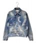 masu（エムエーエスユー）の古着「MASU BOYS/FEATHER DENIM JACKET（フェザーデニムジャケット）」｜ブルー