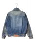 masu (エムエーエスユー) MASU BOYS/FEATHER DENIM JACKET（フェザーデニムジャケット） ブルー サイズ:46：44000円