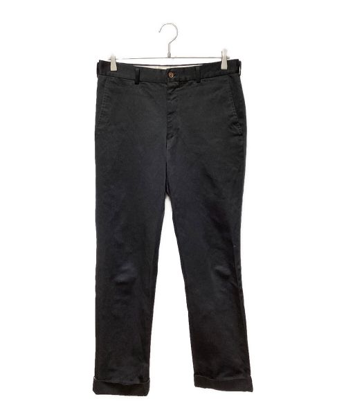 COMME des GARCONS HOMME PLUS（コムデギャルソンオムプリュス）COMME des GARCONS HOMME PLUS (コムデギャルソンオムプリュス) Polyester slacks（ポリエステルスラックス） ブラック サイズ:Sの古着・服飾アイテム