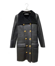 BALMAIN（バルマン）の古着「mouton coat（ムートンコート）」｜ブラック