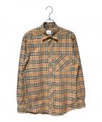 BURBERRYバーバリー）の古着「nova check shirt（ノバチェックシャツ）」｜ベージュ