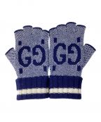 GUCCIグッチ）の古着「GG Cashmere Glove（GGカシミヤグローブ）」｜ブルー