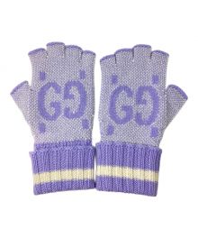 GUCCI（グッチ）の古着「GG Cashmere Glove（GGカシミヤグローブ）」｜パープル