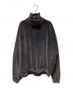 ALEXANDER WANGアレキサンダーワン）の古着「24AW roll-neck drop-shoulder jumper(ロールネックドロップショルダージャンパー)」｜ブラック