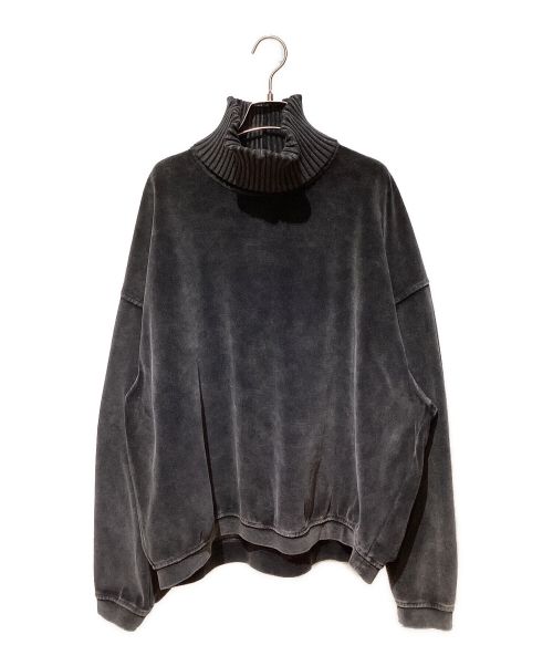 ALEXANDER WANG（アレキサンダーワン）ALEXANDER WANG (アレキサンダーワン) 24AW roll-neck drop-shoulder jumper(ロールネックドロップショルダージャンパー) ブラック サイズ:Mの古着・服飾アイテム