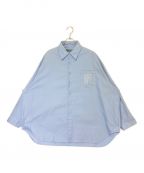 RAF SIMONSラフシモンズ）の古着「OVERSIZED DENIM SHIRT」｜スカイブルー