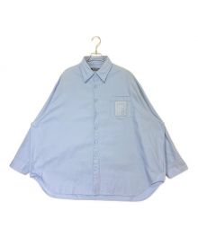 RAF SIMONS（ラフシモンズ）の古着「OVERSIZED DENIM SHIRT」｜スカイブルー