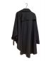 中古・古着 GROUND Y (グラウンドワイ) 21AW T／W gabardine Big cape cloak(21AW T／W ギャバジンビッグケープクローク) ブラック サイズ:3：40000円