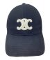 CELINE (セリーヌ) Triomphe Baseball Cap（トリオンフ ベースボールキャップ） ブラック サイズ:L：50000円