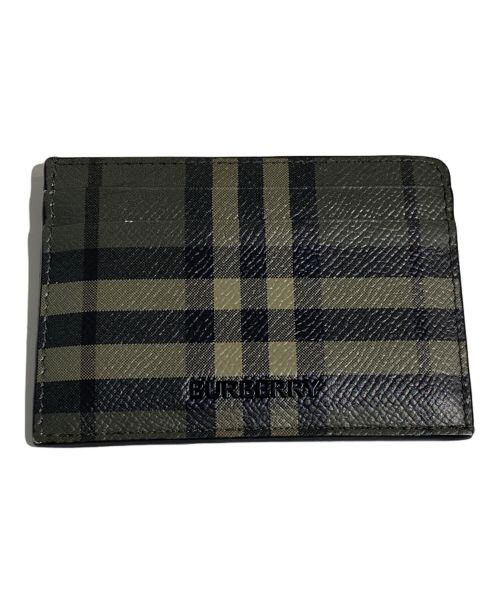 BURBERRY（バーバリー）BURBERRY (バーバリー) カードケース グリーン サイズ:-の古着・服飾アイテム