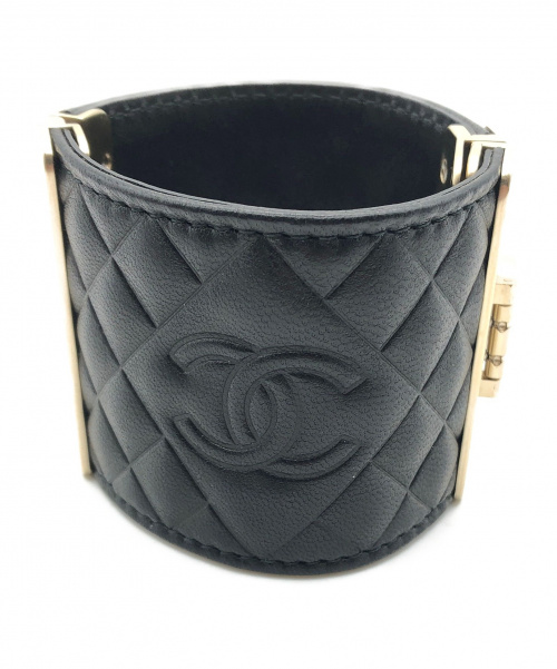 中古・古着通販】CHANEL (シャネル) マトラッセバングル ブラック