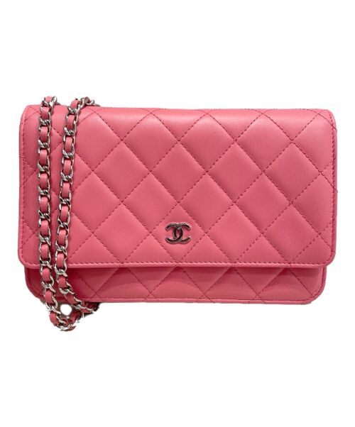 中古 古着通販 Chanel シャネル ウォレットチェーンバッグ ピンク サイズ ブランド 古着通販 トレファク公式 Trefac Fashion