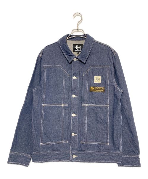 stussy（ステューシー）stussy (ステューシー) Work Jacket ブルー サイズ:Mの古着・服飾アイテム