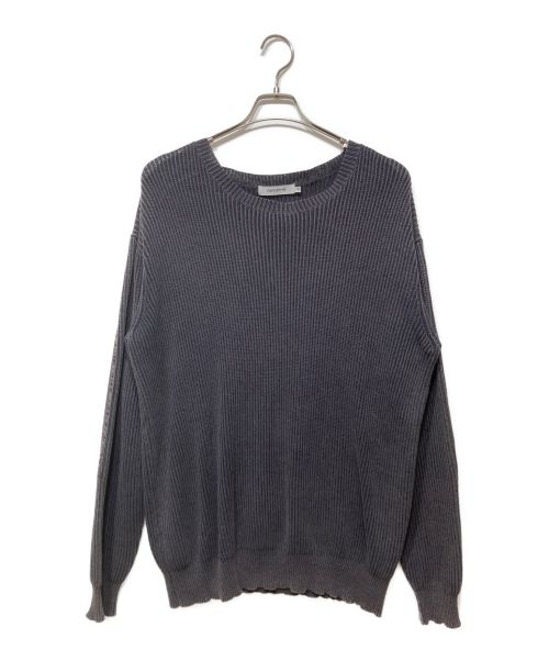 nonnative（ノンネイティブ）nonnative (ノンネイティブ) GARDENER SWEATER COTTON YARN VW OVERDYED ブラック サイズ:2の古着・服飾アイテム