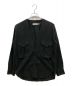 nonnative（ノンネイティブ）の古着「CARPENTER SHIRT JACKET COTTON FLANNEL カーペンター シャツ ジャケット コットン フランネル ノーカラー」｜ブラック