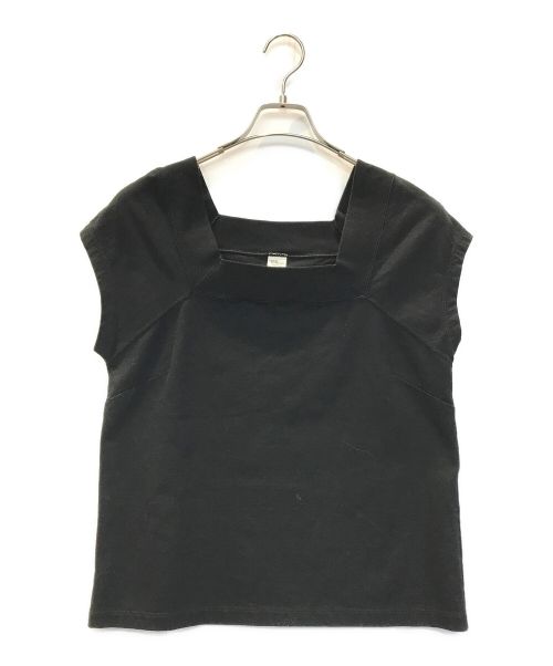 RonHerman（ロンハーマン）RonHerman (ロンハーマン) Organic Cotton Square Neck Tee ブラック サイズ:Ｓの古着・服飾アイテム