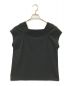 RonHerman (ロンハーマン) Organic Cotton Square Neck Tee ブラック サイズ:Ｓ：3980円