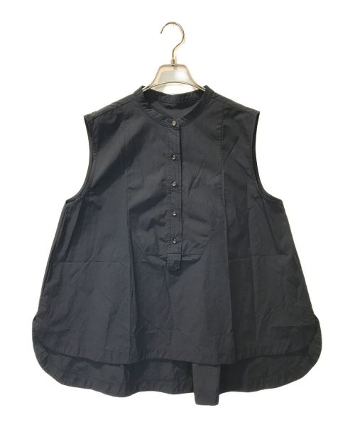 machatt（マチャット）machatt (マチャット) ノースリーブシャツ ネイビー サイズ:Fの古着・服飾アイテム