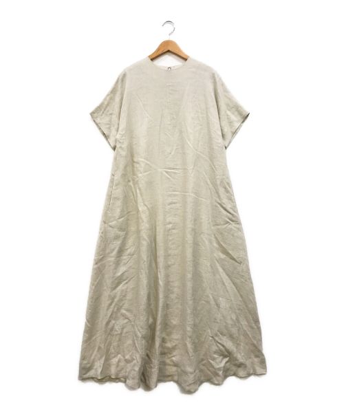 SACRA（サクラ）SACRA (サクラ) リネンボイルワンピース ベージュ サイズ:38の古着・服飾アイテム