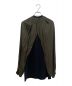 LOEWE (ロエベ) Billowing Cape Sleeve Blouse ブラック×カーキ サイズ:32：44800円