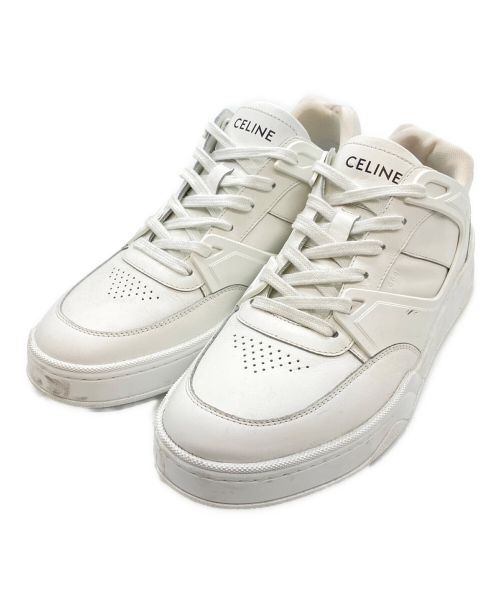 CELINE（セリーヌ）CELINE (セリーヌ) LOW TOP SNEAKER オプティックホワイト サイズ:42の古着・服飾アイテム