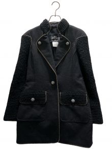 CHANEL（シャネル）の古着「stand-up collar jacket」｜ブラック