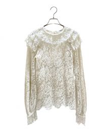 CHANEL（シャネル）の古着「lace blouse」｜ホワイト