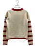 CHANEL (シャネル) penguin knit アイボリー×レッド サイズ:34：200000円