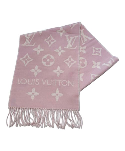 LOUIS VUITTON（ルイ ヴィトン）LOUIS VUITTON (ルイ ヴィトン) マフラー ピンクの古着・服飾アイテム