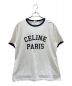 CELINE（セリーヌ）の古着「ロゴルーズTシャツ」｜ホワイト×ネイビー