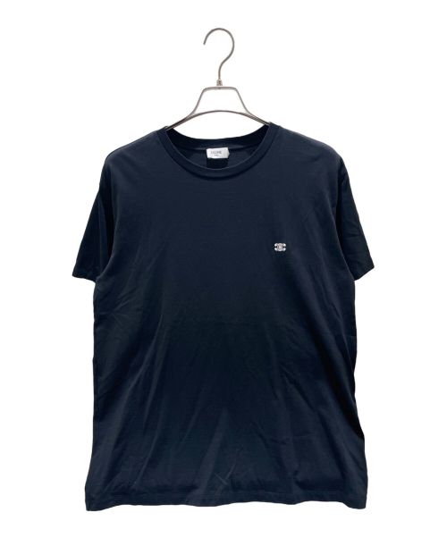 CELINE（セリーヌ）CELINE (セリーヌ) トリオンフ ルーズTシャツ ブラック サイズ:Sの古着・服飾アイテム