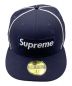 SUPREME (シュプリーム) New Era (ニューエラ) Box Logo Piping New Era ネイビー サイズ:7 5/8 (60.6cm)：8000円