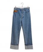 LOEWEロエベ）の古着「Washed fisherman denim(ウォッシュ加工 フィッシャーマンジーンズ)」｜インディゴ