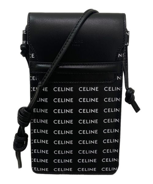 CELINE（セリーヌ）CELINE (セリーヌ) ポシェット ショルダーバッグ ブラックの古着・服飾アイテム