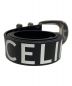 CELINE (セリーヌ) Logo printed leather belt（ロゴプリントレザーベルト） ブラック サイズ:-：40000円