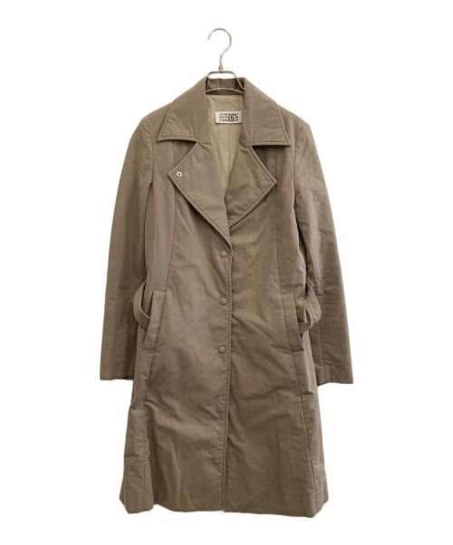 MM6 Maison Margiela（エムエムシックス メゾンマルジェラ）MM6 Maison Margiela (エムエムシックス メゾンマルジェラ) ロングコート ベージュ サイズ:40の古着・服飾アイテム